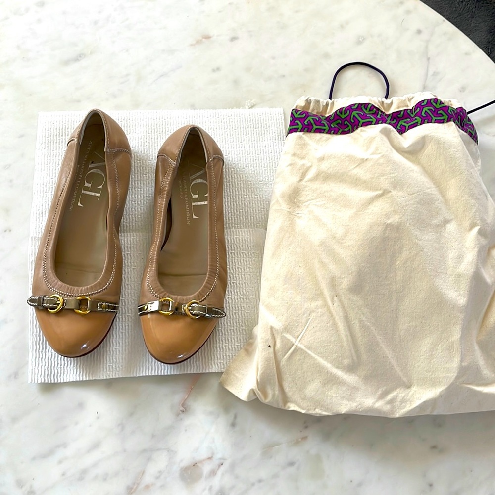 AGL shoes size 6 U.S./ 37 1/2 EU. Made in Italy.